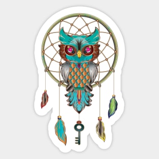 Dreamcatcher Wise Owl Creative Sticker